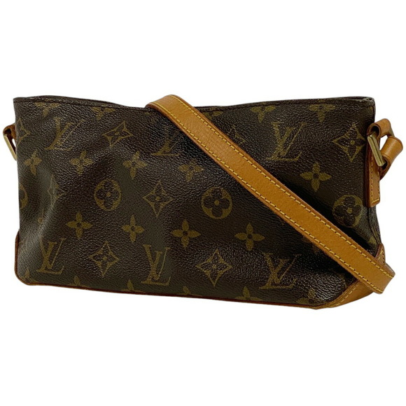 Louis Vuitton Trotter Crossbody Pochette Shoulder Bag Monogram Brown - Picture 1 of 6